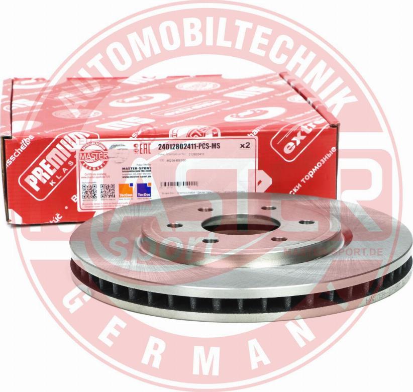 MASTER-SPORT GERMANY 24012802411-PCS-MS - Disc frana aaoparts.ro