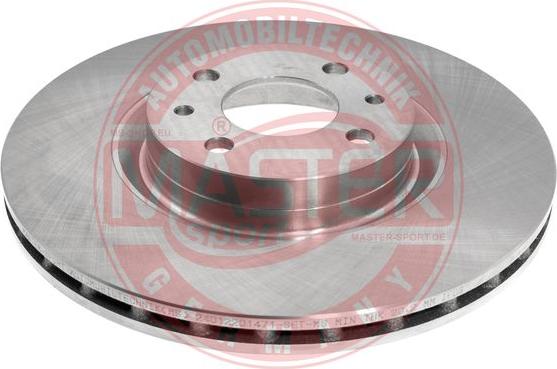 MASTER-SPORT GERMANY 24012201471-PCS-MS - Disc frana aaoparts.ro