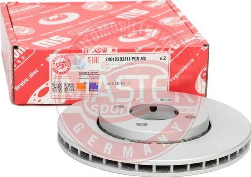 MASTER-SPORT GERMANY 24012202811PR-PCS-MS - Disc frana aaoparts.ro