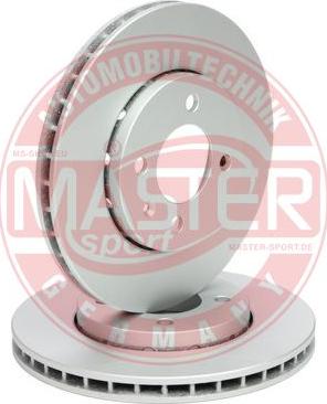 MASTER-SPORT GERMANY 24012202811-SET-MS - Disc frana aaoparts.ro