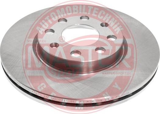 MASTER-SPORT GERMANY 24012202311-PCS-MS - Disc frana aaoparts.ro