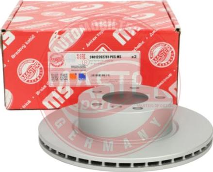 MASTER-SPORT GERMANY 24012202781-PCS-MS - Disc frana aaoparts.ro