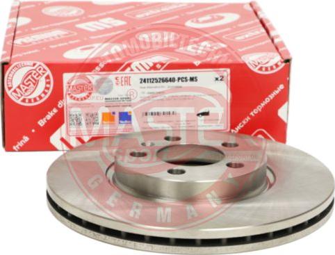 MASTER-SPORT GERMANY 24112526640-PCS-MS - Disc frana aaoparts.ro