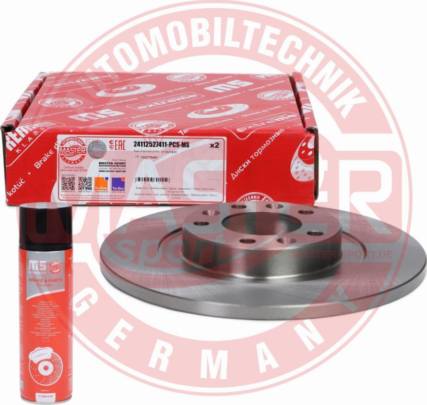 MASTER-SPORT 24112527411-PCS-MSP - Disc frana aaoparts.ro