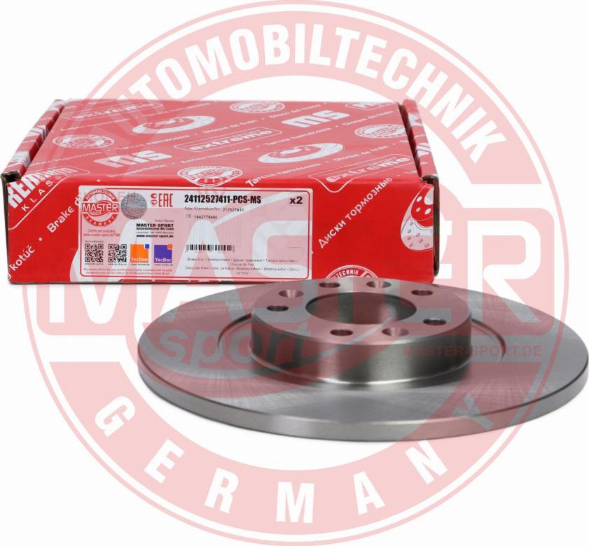 MASTER-SPORT GERMANY 24112527411-PCS-MS - Disc frana aaoparts.ro