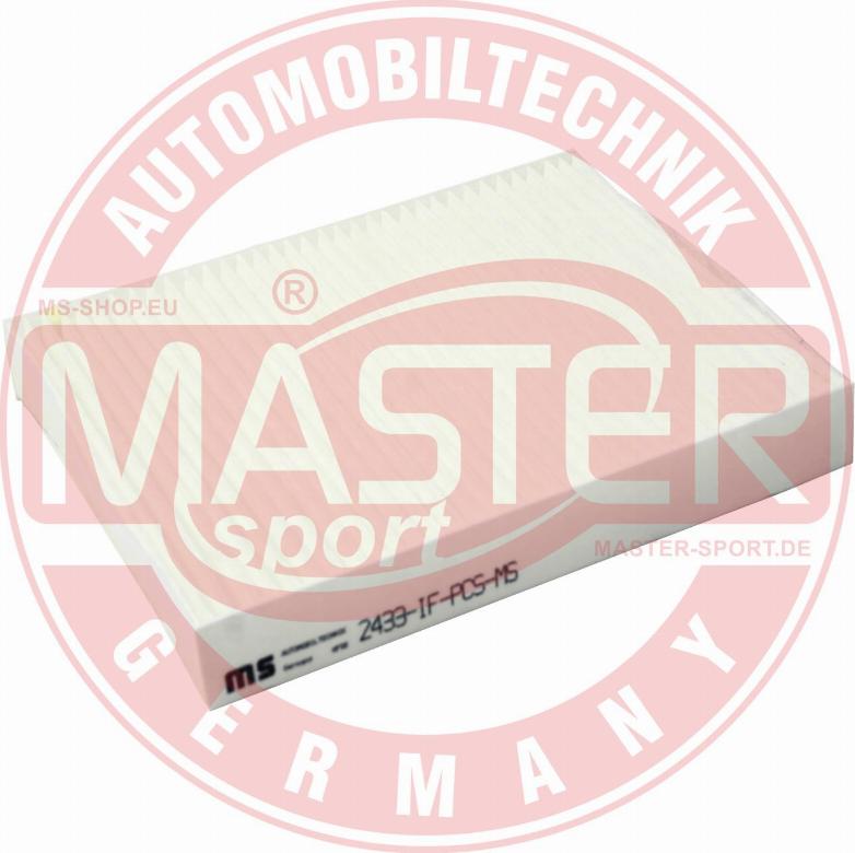 MASTER-SPORT GERMANY 2433-IF-PCS-MS - Filtru, aer habitaclu aaoparts.ro