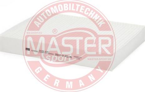 MASTER-SPORT GERMANY 25012-IF-PCS-MS - Filtru, aer habitaclu aaoparts.ro