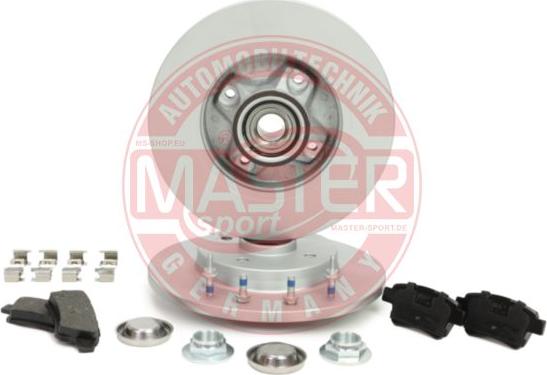 MASTER-SPORT GERMANY 201201942 - Set frana, frana disc aaoparts.ro