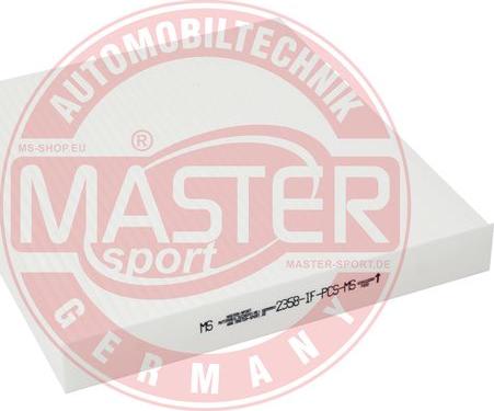 MASTER-SPORT GERMANY 2358-IF-PCS-MS - Filtru, aer habitaclu aaoparts.ro