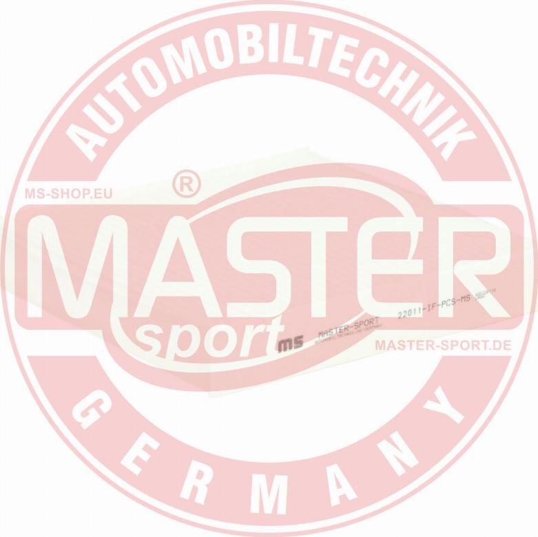 MASTER-SPORT GERMANY 22011-IF-PCS-MS - Filtru, aer habitaclu aaoparts.ro