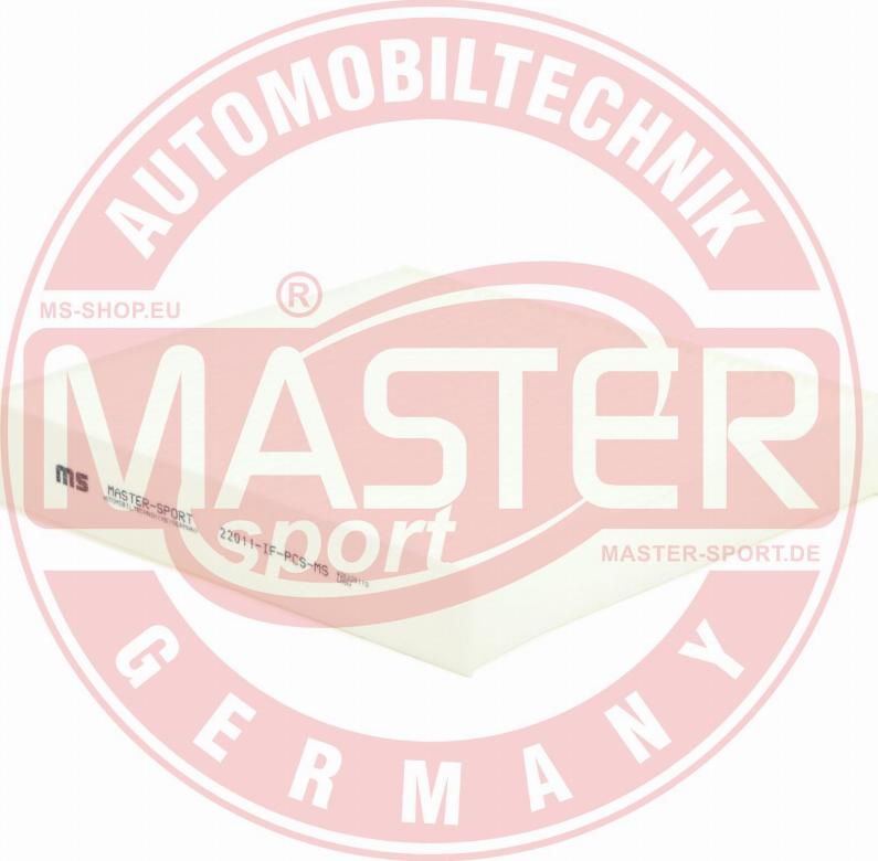 MASTER-SPORT GERMANY 22011-IF-PCS-MS - Filtru, aer habitaclu aaoparts.ro