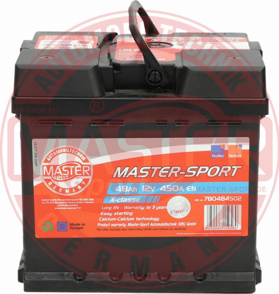 MASTER-SPORT 780484502 - Baterie de pornire aaoparts.ro