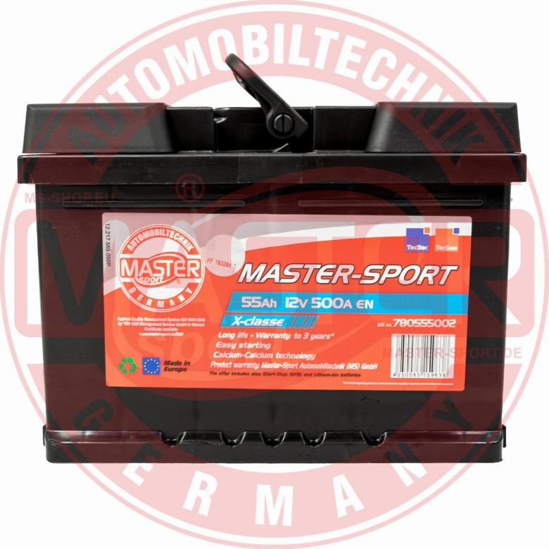 MASTER-SPORT 780555002 - Baterie de pornire aaoparts.ro
