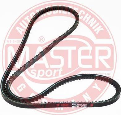 MASTER-SPORT AVX-10X1235-PCS-MS - Curea transmisie aaoparts.ro