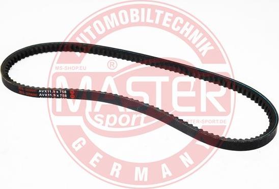 MASTER-SPORT AVX-11.9X758-PCS-MS - Curea transmisie aaoparts.ro