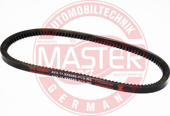 MASTER-SPORT AVX-11.8X658B-PCS-MS - Curea transmisie cu caneluri aaoparts.ro