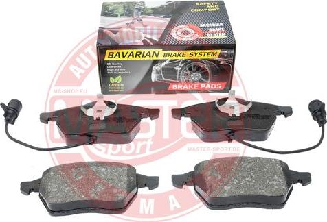 MASTER-SPORT K6070502 - Set placute frana,frana disc aaoparts.ro