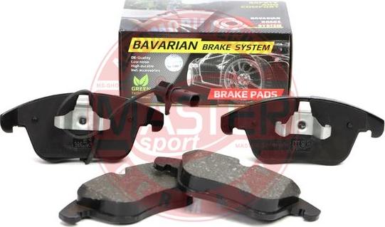 MASTER-SPORT K6072562 - Set placute frana,frana disc aaoparts.ro