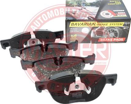 MASTER-SPORT K6072312 - Set placute frana,frana disc aaoparts.ro