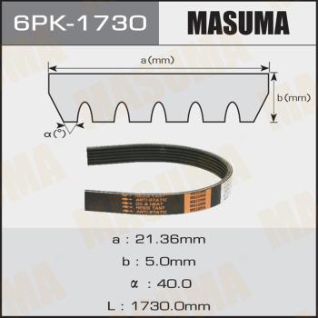 MASUMA 6PK1730 - Curea transmisie cu caneluri aaoparts.ro