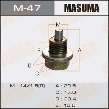 MASUMA M-47 - Surub de golire,baia de ulei aaoparts.ro