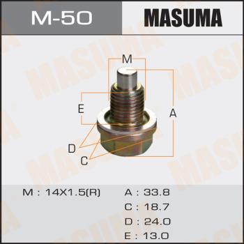 MASUMA M-50 - Surub de golire,baia de ulei aaoparts.ro