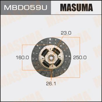 MASUMA MBD059U - Disc ambreiaj aaoparts.ro
