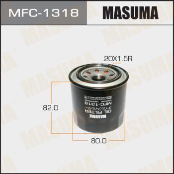 MASUMA MFC-1318 - Filtru ulei aaoparts.ro