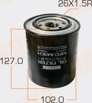 MASUMA MFC-M301 - Filtru ulei aaoparts.ro