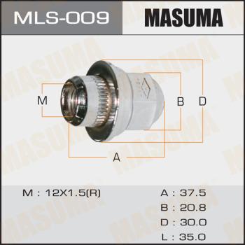 MASUMA MLS-009 - Piulita roata aaoparts.ro