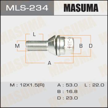 MASUMA MLS-234 - Surub roata aaoparts.ro