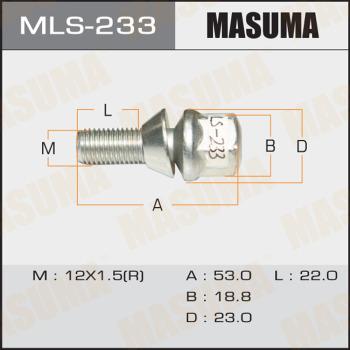 MASUMA MLS-233 - Surub roata aaoparts.ro