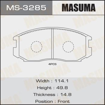 MASUMA MS-3285 - Set saboti frana aaoparts.ro