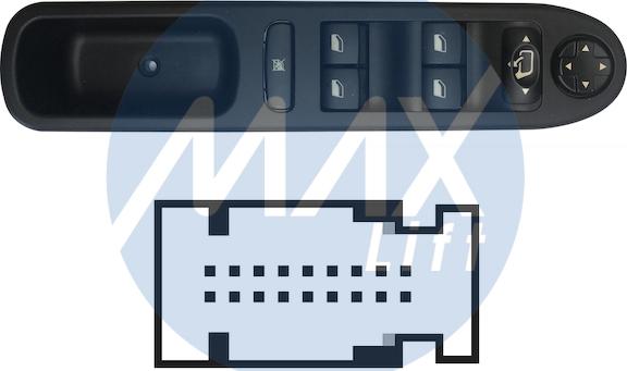 MAX SPG100 - Comutator,macara geam aaoparts.ro