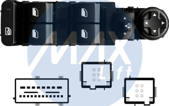 MAX SPG114 - Comutator,macara geam aaoparts.ro