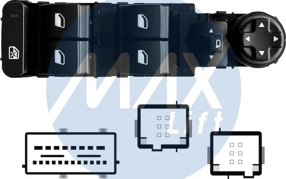 MAX SPG118 - Comutator,macara geam aaoparts.ro