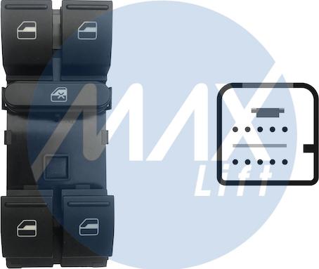 MAX SVW100 - Comutator,macara geam aaoparts.ro