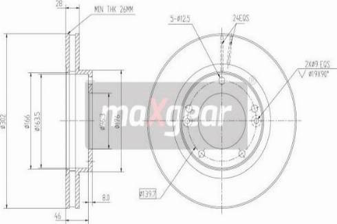 Maxgear 19-0938 - Disc frana aaoparts.ro