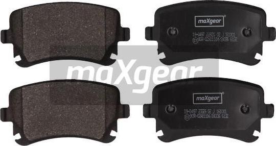 Maxgear 19-0497 - Set placute frana,frana disc aaoparts.ro