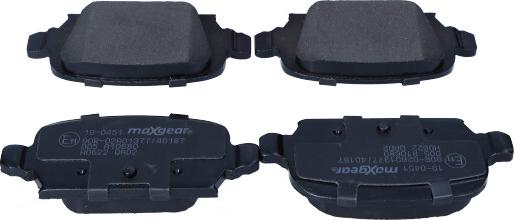 Maxgear 19-0451 - Set placute frana,frana disc aaoparts.ro