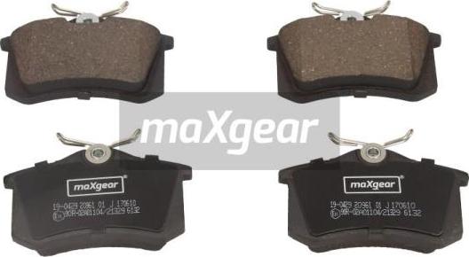 Maxgear 19-0429 - Set placute frana,frana disc aaoparts.ro