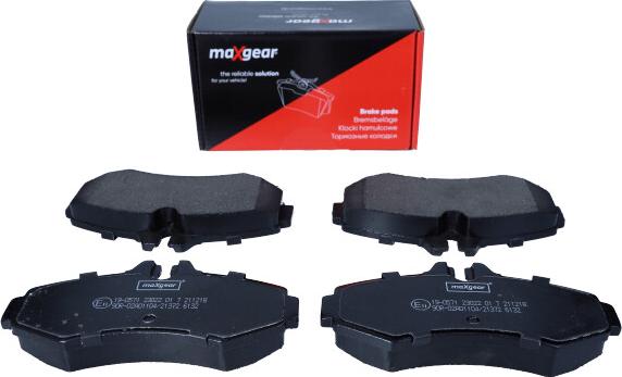 Maxgear 19-0571 - Set placute frana,frana disc aaoparts.ro