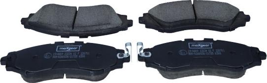 Maxgear 19-0609 - Set placute frana,frana disc aaoparts.ro