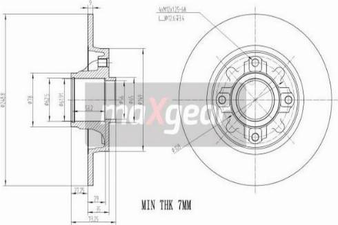 Maxgear 19-1969 - Disc frana aaoparts.ro