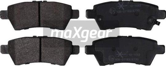 Maxgear 19-1443 - Set placute frana,frana disc aaoparts.ro