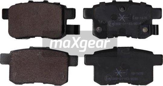 Maxgear 19-1476 - Set placute frana,frana disc aaoparts.ro