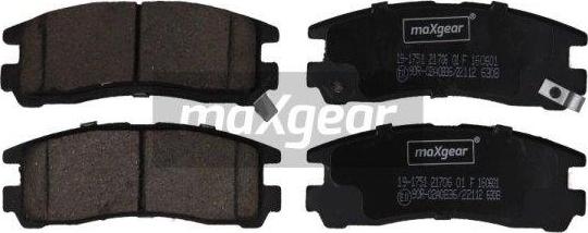 Maxgear 19-1751 - Set placute frana,frana disc aaoparts.ro