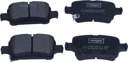 Maxgear 19-3656 - Set placute frana,frana disc aaoparts.ro