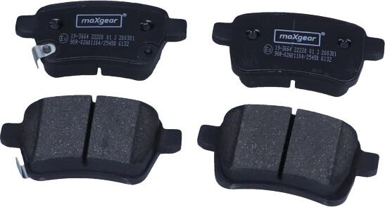 Maxgear 19-3664 - Set placute frana,frana disc aaoparts.ro