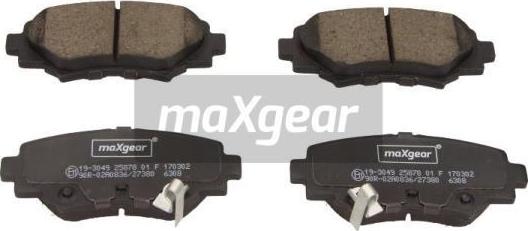 Maxgear 19-3049 - Set placute frana,frana disc aaoparts.ro